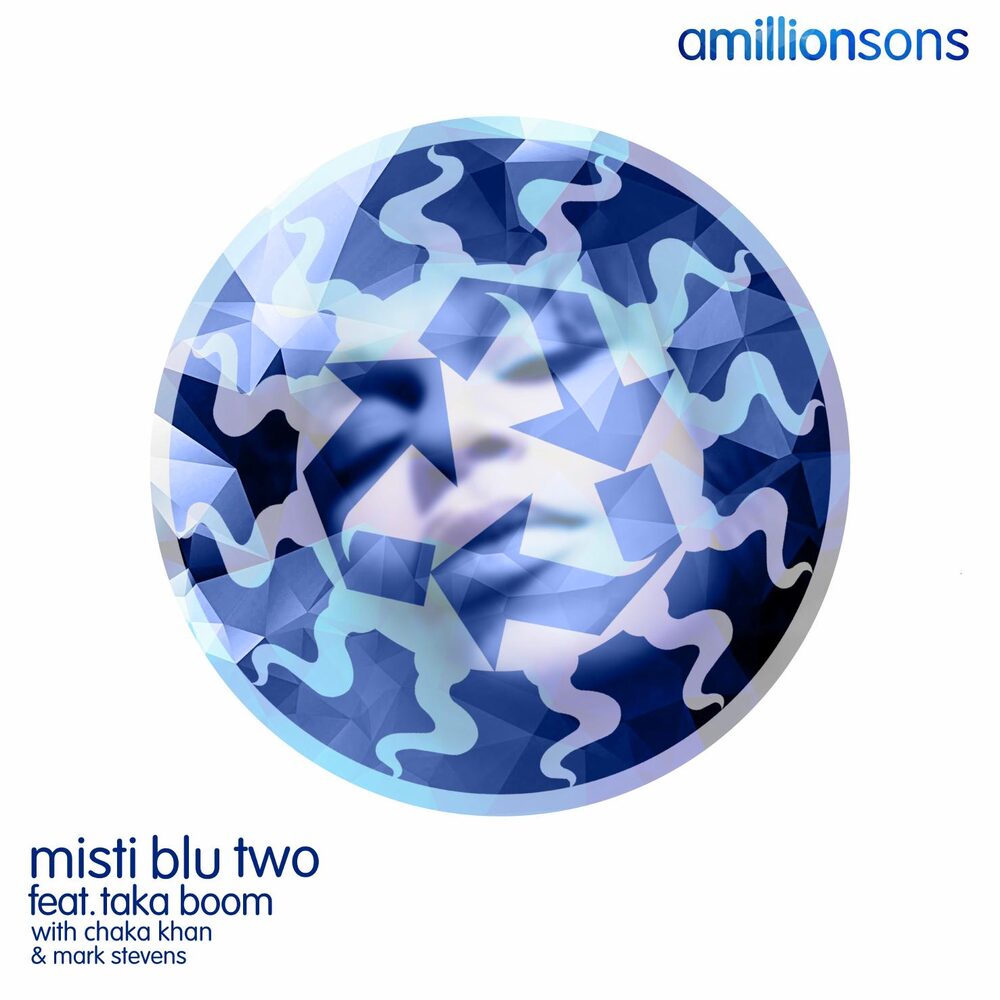 misti blu two 12-inch sleeve, front — amillionsons featuring Taka Boom with Chaka Khan and Mark Stevens.